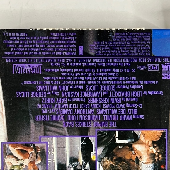 Vintage STARWARS Trilogy VHS 1993 Edition Collectible Film Video - Picture 5 of 7